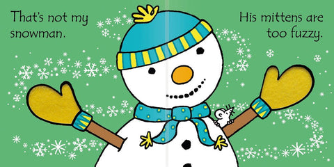 Thats not my Snowman... Book-AllSensory,Baby Books & Posters,Calming & Anxiety,Christmas,Early Years Literacy,Helps With,Seasons,Sensory Seeking,Stock,Stocking Stuffers,Tactile Toys & Books,Usborne Books-Learning SPACE