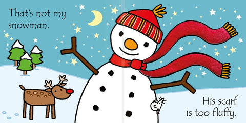 Thats not my Snowman... Book-AllSensory,Baby Books & Posters,Christmas,Early Years Literacy,Helps With,Seasons,Sensory Seeking,Stock,Tactile Toys & Books,Usborne Books-Learning SPACE