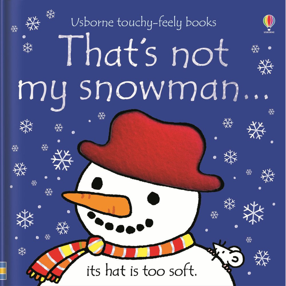 Thats not my Snowman... Book-AllSensory,Baby Books & Posters,Calming & Anxiety,Christmas,Early Years Literacy,Helps With,Seasons,Sensory Seeking,Stock,Stocking Stuffers,Tactile Toys & Books,Usborne Books-Learning SPACE