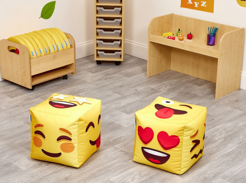 The Emotions Seat Cubes, Set of 2 Learning SPACE