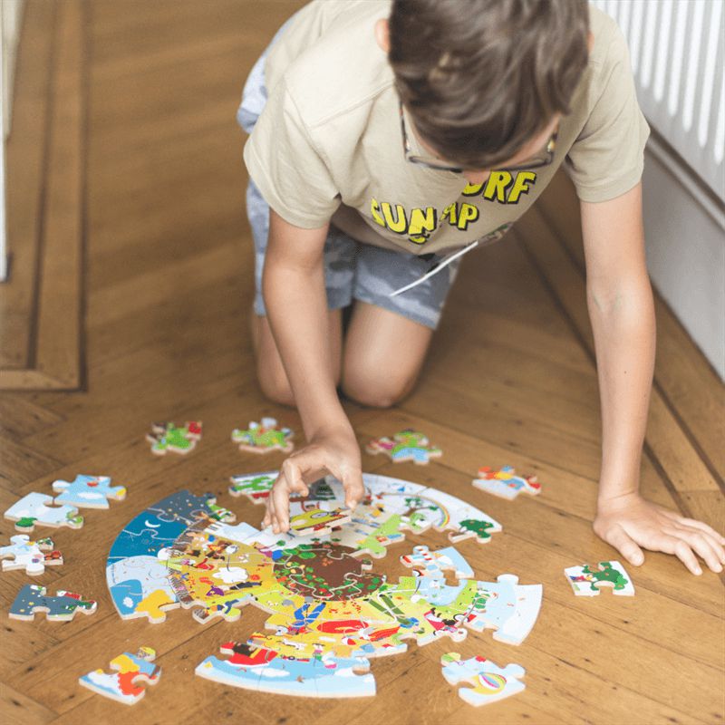 The Four Seasons Circular Floor Puzzle, Learning SPACE