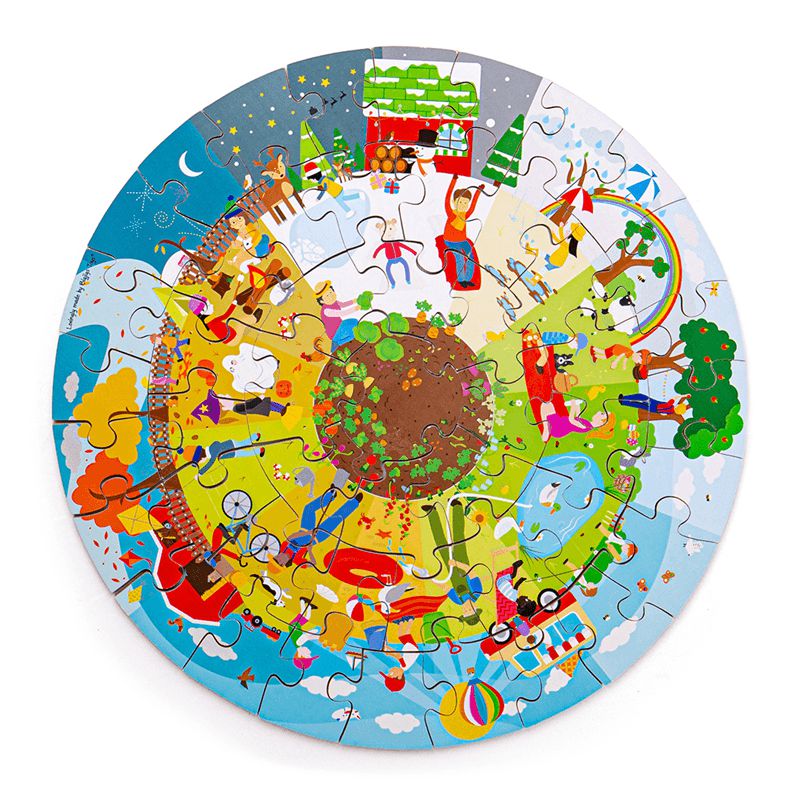 The Four Seasons Circular Floor Puzzle, Learning SPACE
