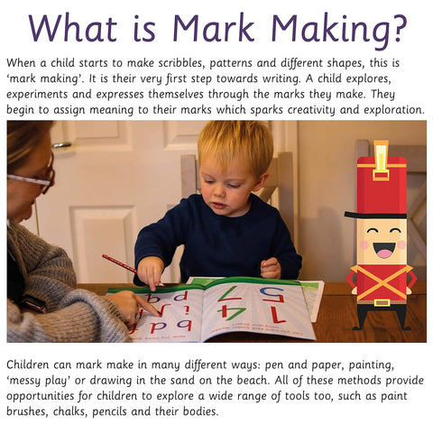 The Mark Makers Activity Book-Early Reading Books,Early Years Books & Posters,EDUK8,Mark Making,Nursery-Learning SPACE
