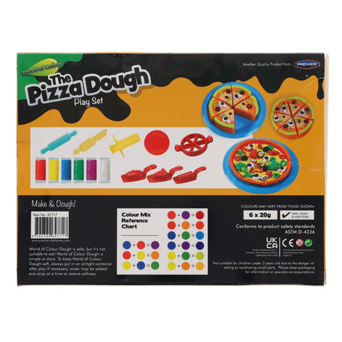 The Pizza Dough Play Set - 6 x 20g Play Dough and Accessories-Art Materials, Arts & Crafts, Early Arts & Crafts, Play Food, playdough, Primary Arts & Crafts, Tactile Toys & Books-Learning SPACE