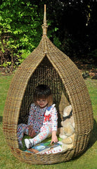 The Pod - Snug Wicker Den (1Pk)-Cosy Direct,Cosy Outdoor,Forest School & Outdoor Garden Equipment,Outdoor Dens,Play Dens,pod,Reading Den,Sensory Dens,Wicker & Willow Dens-Learning SPACE