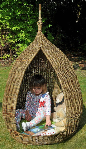 The Pods: 3 Snug Wicker Dens (3Pk)-Cosy Direct,Cosy Outdoor,Forest School & Outdoor Garden Equipment,Outdoor Dens,Play Dens,pod,Reading Den,Sensory Dens,Wicker & Willow Dens-Learning SPACE