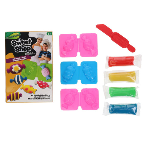 The Sweet Shop Dough Set - 4 x 20g Play Dough and Accessories-Art Materials, Arts & Crafts, Early Arts & Crafts, playdough, Primary Arts & Crafts, Tactile Toys & Books-W2147731-Learning SPACE