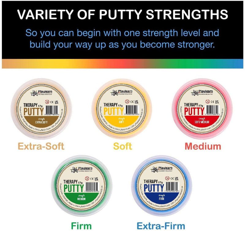 Therapy Putty – Single Tub (Random Strength), Learning SPACE