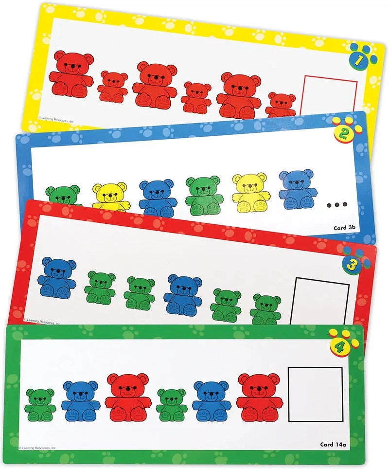 Three Bear Family Pattern Cards, Learning SPACE