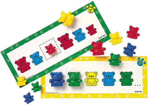 Three Bear Family Pattern Cards-Addition & Subtraction, Counting Numbers & Colour, Early Years Maths, Learning Resources, Maths, Memory Pattern & Sequencing, Primary Maths, S.T.E.M, Stock-Learning SPACE