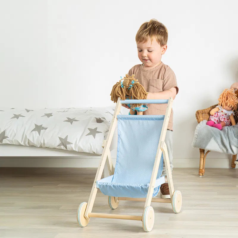 Tidlo Blue Doll's Stroller, Learning SPACE