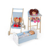 Tidlo Doll's High Chair-Bigjigs Toys, Dolls & Doll Houses, Imaginative Play, Role Play, Tidlo Toys-Learning SPACE