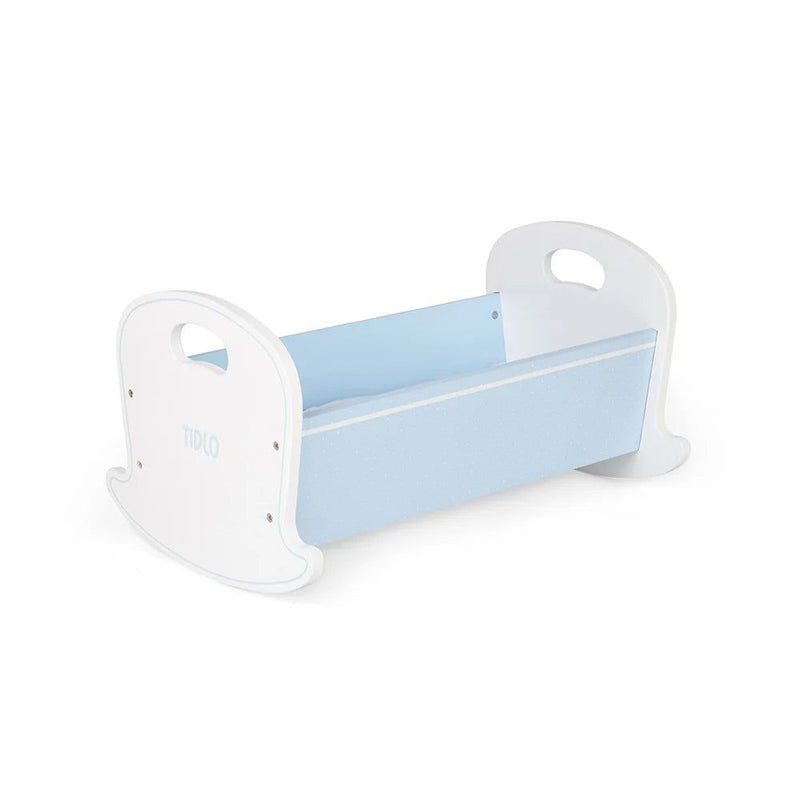 Tidlo Wooden Rocking Doll's Cradle, Learning SPACE