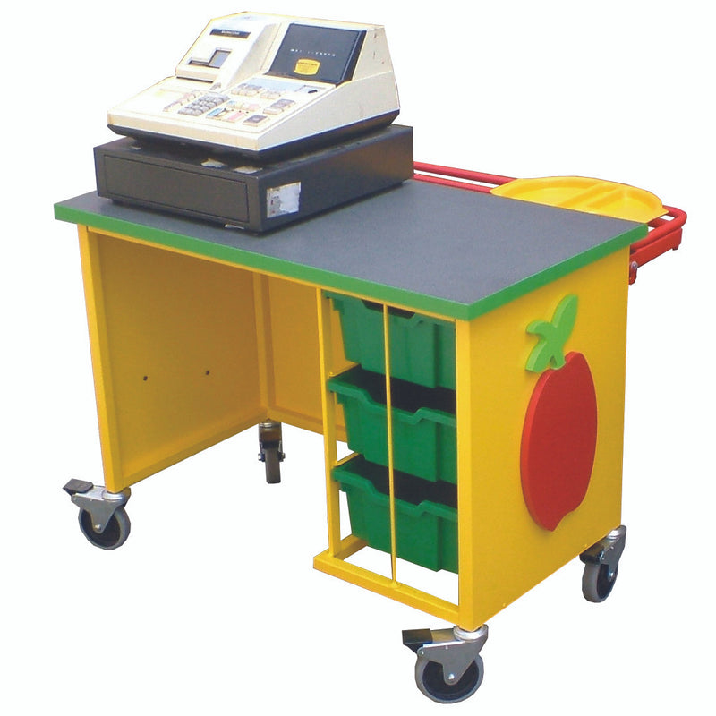 Till Trolley With Tray Rest Rail, Learning SPACE