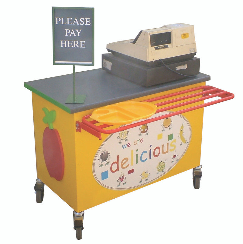 Till Trolley With Tray Rest Rail, Learning SPACE