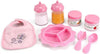 Time to Eat! 8 Piece Doll Feeding Set-Dolls & Doll Houses, Imaginative Play, Nurture Room, Stock-Learning SPACE