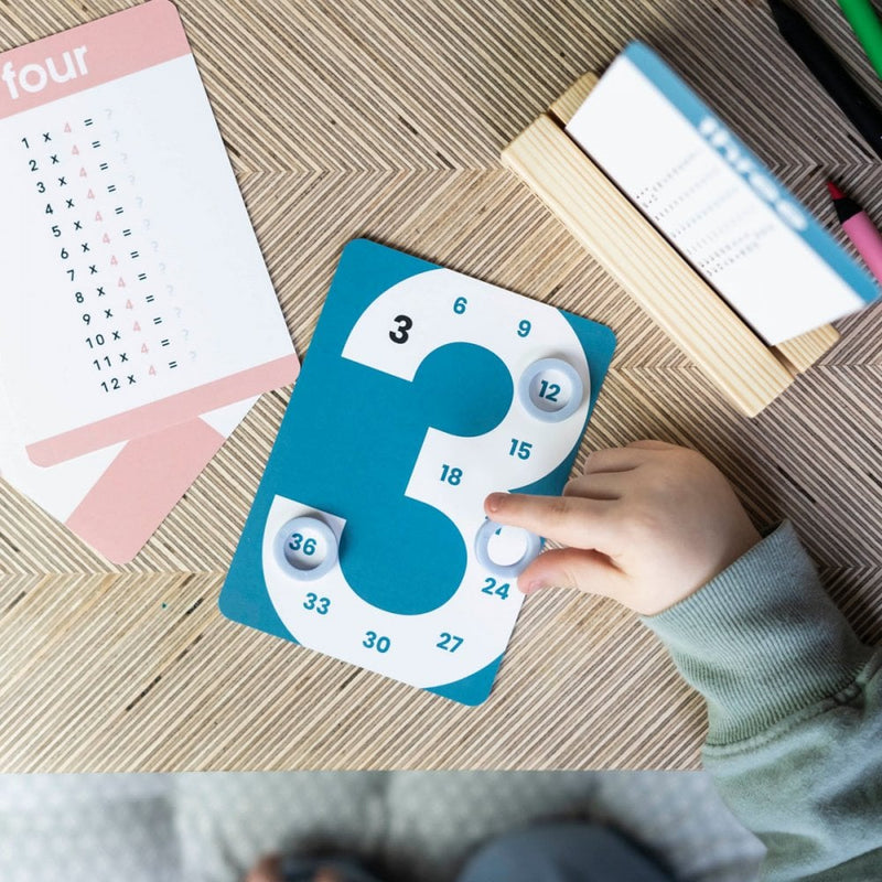 Times Tables Flashcards - Happy Little Doers, Learning SPACE