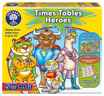 Times Tables Heroes Game, Learning SPACE