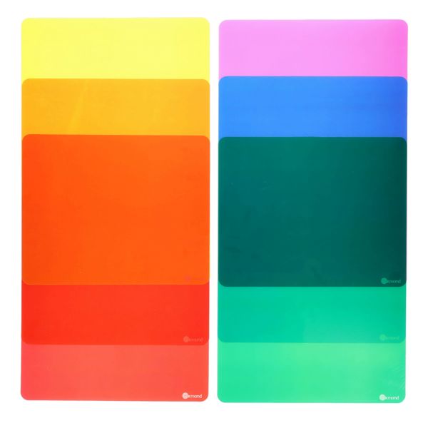 Tinted Overlays - A4 - For help with Dyslexia (Pack of 6), Learning SPACE