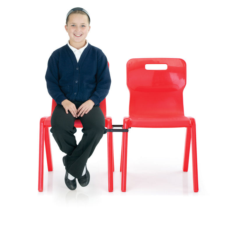 Titan One Piece Linking Clip - Black, Learning SPACE