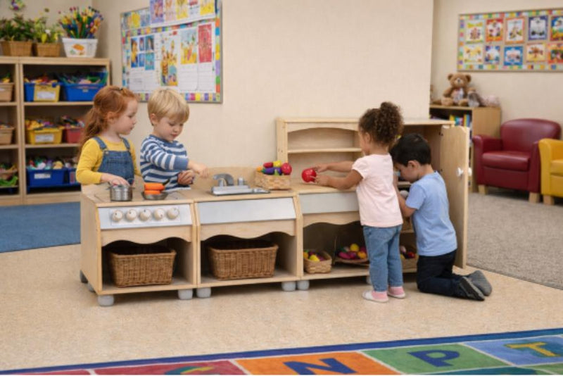 Premium Toddler Kitchen (4 Piece), Learning SPACE