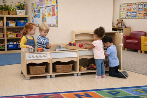 Premium Toddler Kitchen (4 Piece), Learning SPACE