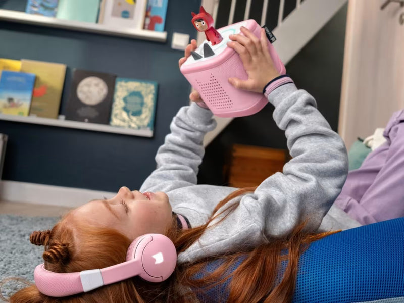 Toniebox 2 Bluetooth Headphones - Cloud Pink, Learning SPACE