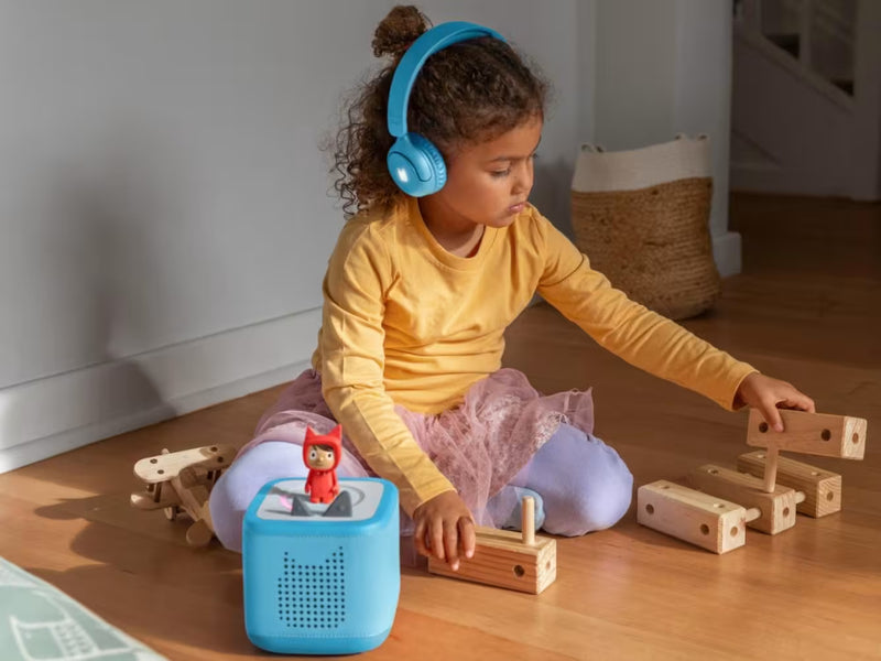 Toniebox 2 Bluetooth Headphones - Sky Blue, Learning SPACE