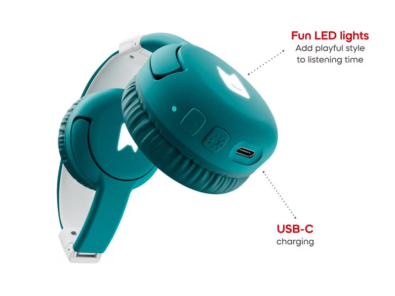 Toniebox 2 Bluetooth Headphones - Tropical Teal, Learning SPACE