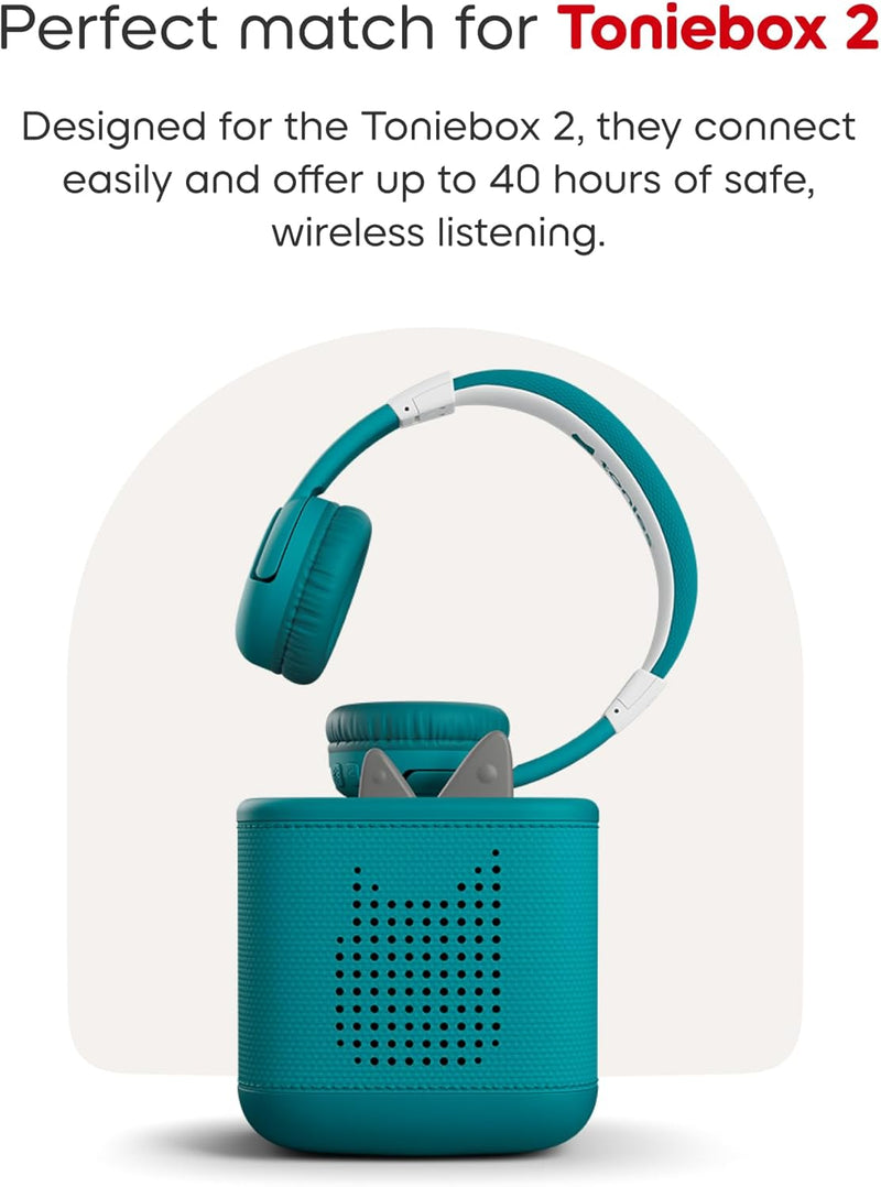 Toniebox 2 Bluetooth Headphones - Tropical Teal, Learning SPACE