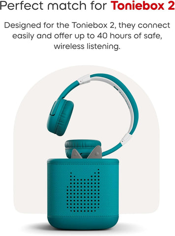 Toniebox 2 Bluetooth Headphones - Tropical Teal, Learning SPACE