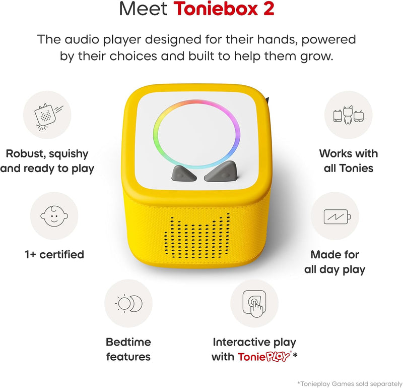 Toniebox 2 Starter Set with Pokémon Pikachu Tonie, Learning SPACE