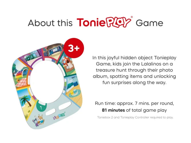 Tonieplay Lalalinos: Find the Photo, Learning SPACE