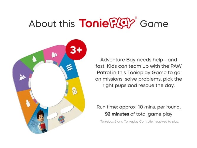 Tonieplay PAW Patrol: Adventure Bay Rescue Heroes, Learning SPACE
