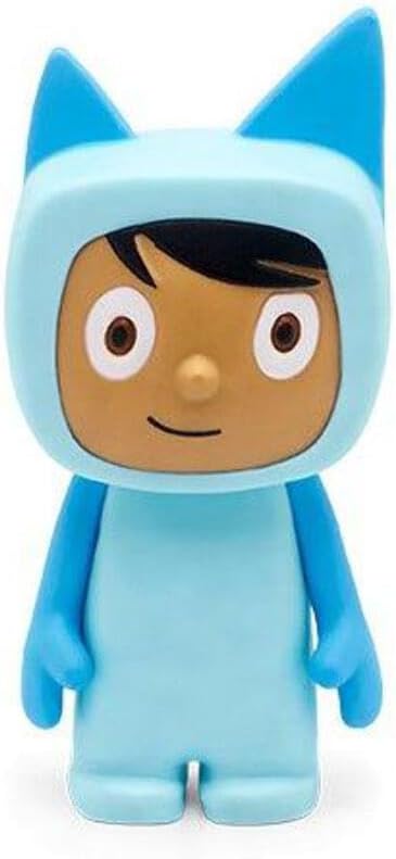 Tonies Creative-Tonie Blank, Record Your Own Songs and Stories, Light Blue/Light Brown Learning SPACE