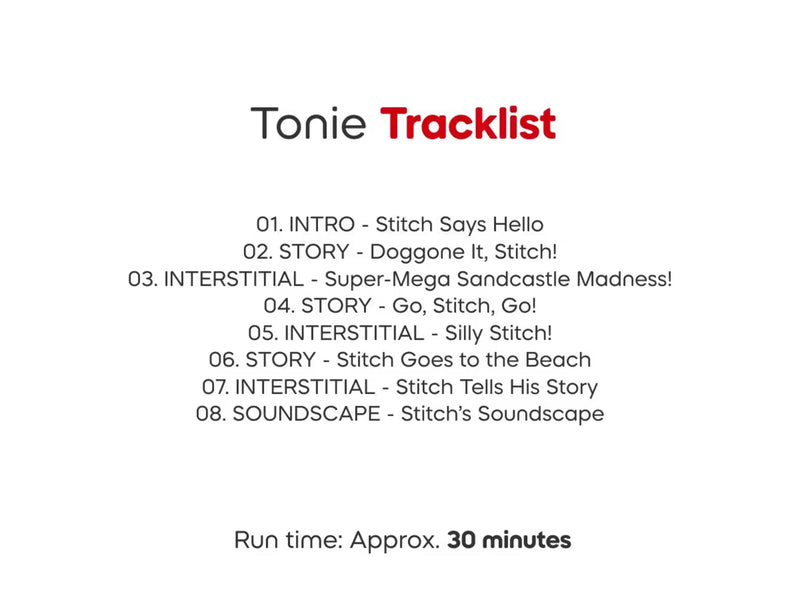 Tonies- Disney Stitch Cuddle Tonie, Learning SPACE