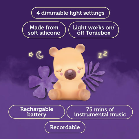 Tonies - Sleepy Friends Bear - Night Light, Learning SPACE