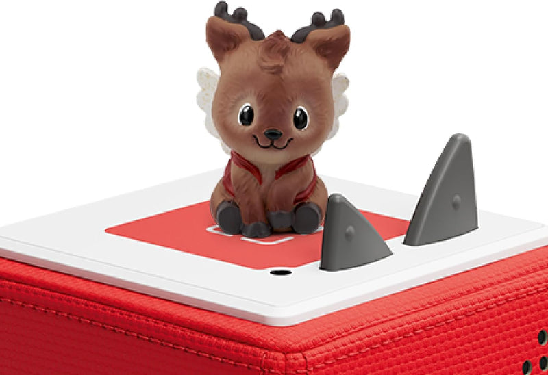 The Little Reindeer’s Christmas Wish Tonie on a red Toniebox, sold separately