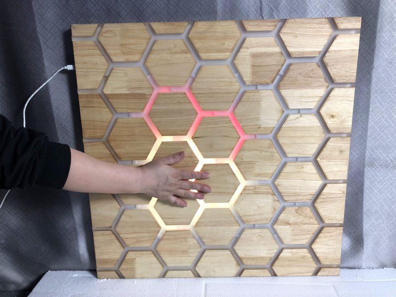 Touch Interactive Honeycomb Panel - Wall Mounted, Learning SPACE