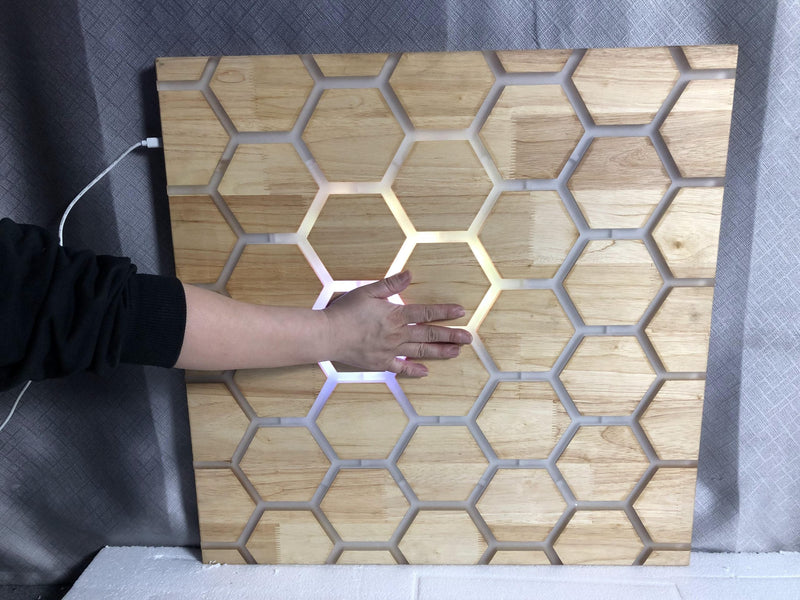 Touch Interactive Honeycomb Panel - Wall Mounted, Learning SPACE