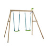 Tp Forest Wooden Double Swing-Additional Need, AllSensory, Eco Friendly, Gross Motor and Balance Skills, Helps With, Outdoor Swings, Playground Equipment, Sensory Seeking, TP Toys-Learning SPACE