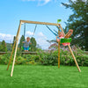 Tp Forest Wooden Double Swing-Additional Need, AllSensory, Eco Friendly, Gross Motor and Balance Skills, Helps With, Outdoor Swings, Playground Equipment, Sensory Seeking, TP Toys-Learning SPACE