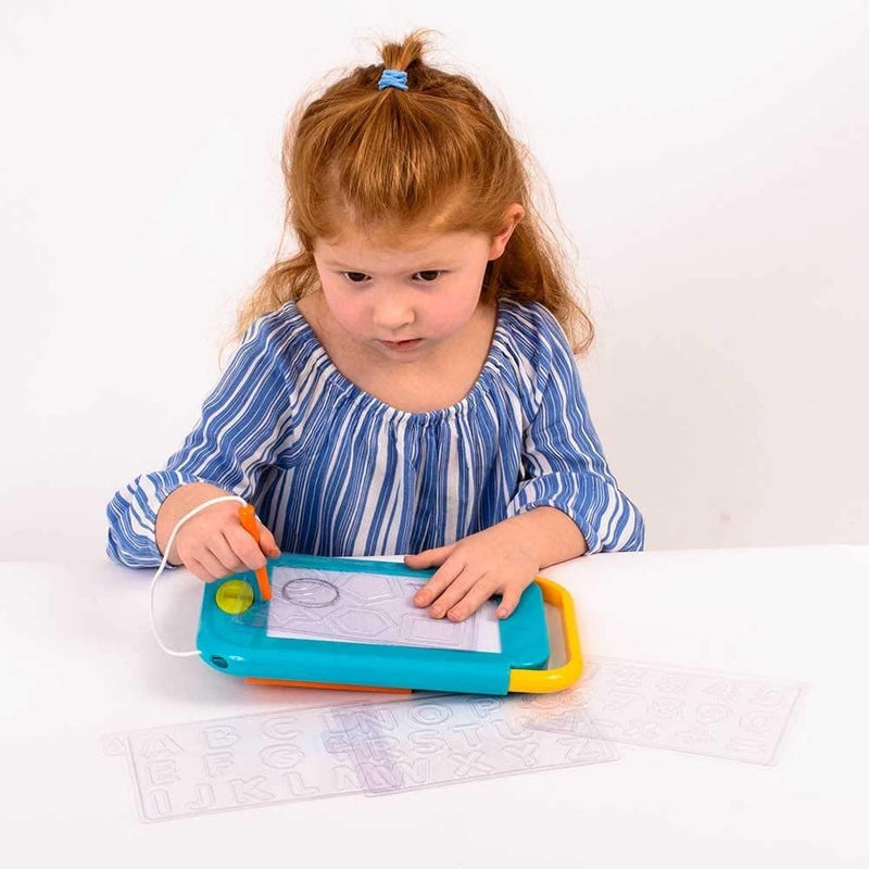 Trace And Learn Board - Magnetic Writing & Drawing for Kids, Learning SPACE