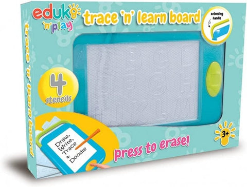 Trace And Learn Board - Magnetic Writing & Drawing for Kids-Arts & Crafts, Drawing & Easels, Early Arts & Crafts, Early Years Literacy, Early Years Travel Toys, eduk8, Gifts For 3-5 Years Old, Handwriting, Learn Alphabet & Phonics, Literacy Toys, Primary Arts & Crafts, Primary Literacy, Primary Travel Games & Toys-Learning SPACE