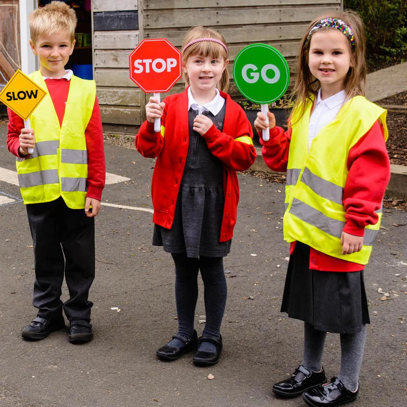 Traffic Control Signs Set of 3, Learning SPACE