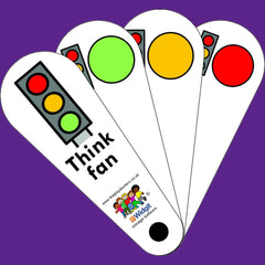 Traffic Light Think Fan-Additional Need,Calmer Classrooms,Calming & Anxiety,communication,Fans & Visual Prompts,Helps With,Neuro Diversity,Play Doctors,Primary Literacy,PSHE,Social Emotional Learning,Social Stories & Games & Social Skills,Stock-Learning SPACE