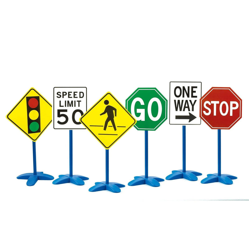 Traffic Signs - Pack Of 6, Learning SPACE
