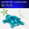 Tranquil Turtle® - Aqua Battery Operated-Night Light, Projector, Sensory Light Up Toys, Sensory Projectors, Sleep Issues-7423-AQ-Learning SPACE