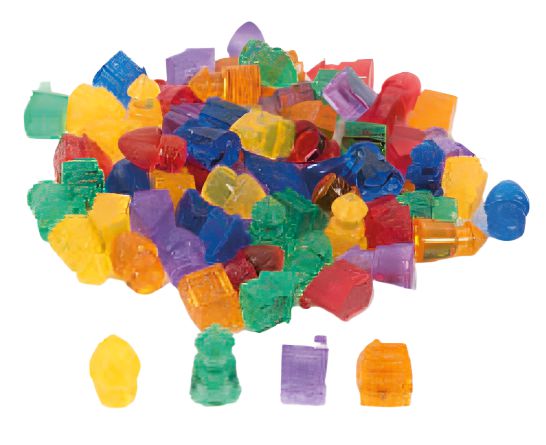 Translucent Colour Homes - Pack Of 72, Learning SPACE