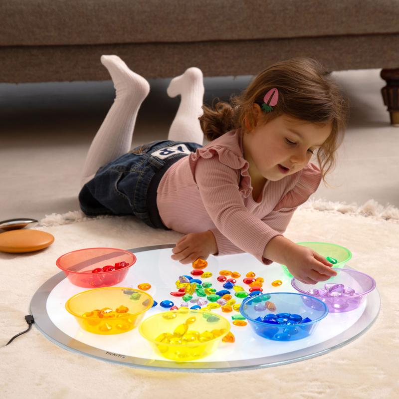 Translucent Colour Jewels - Pk144, Learning SPACE